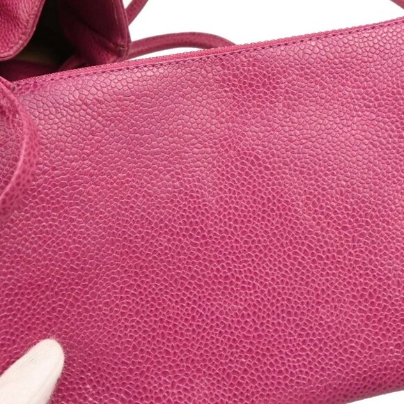 Chanel Pink Calfskin Bucket Drawstring Shoulder Bag 186702 - Picture 10 of 10